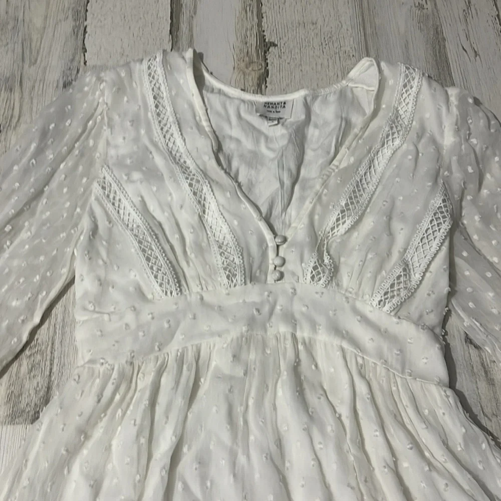 Hemant & Nandita Cleo Mini Dress Size Medium - Picture 7 of 13